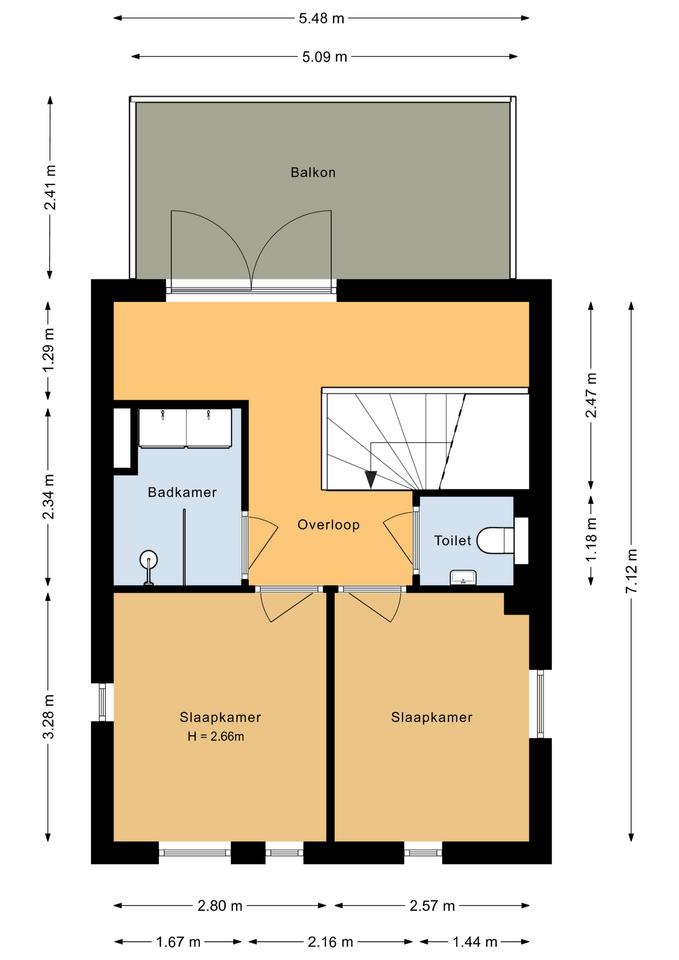 Onderlangs 28 - 8242 RL - lelystad-plattegrond-3